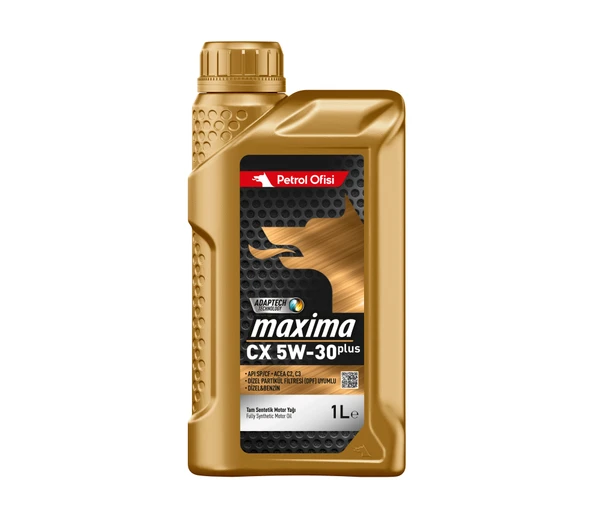 PETROL OFİSİ MAXİMA CX 5W30 1 LİTRE MOTOR YAĞ ürün görseli 1