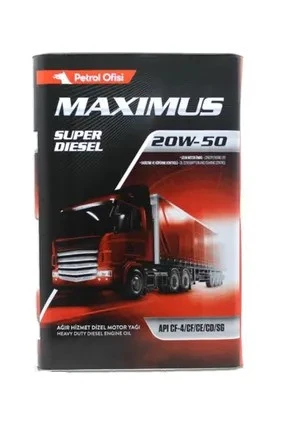 Petrol Ofisi Maximus Süper Diesel 20w50 (15 Kg) ürün görseli 1