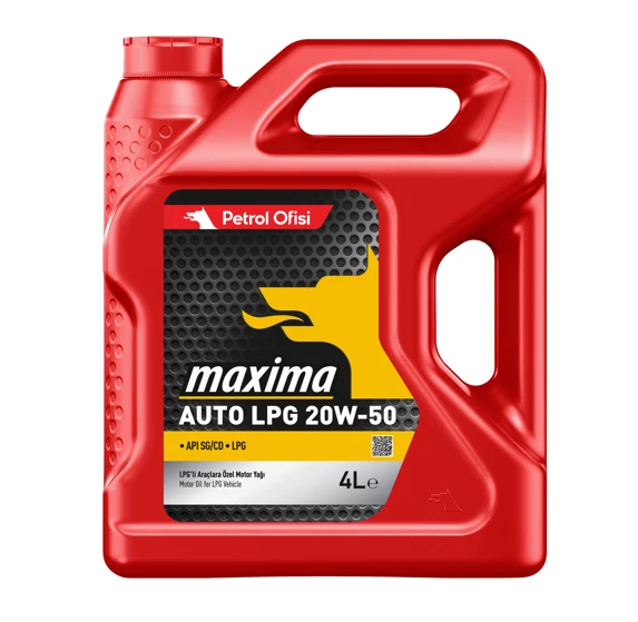 Petrol Ofisi Maxima Auto LPG 20W-50 4 lt Motor Yağı - 2025 ürün görseli 1