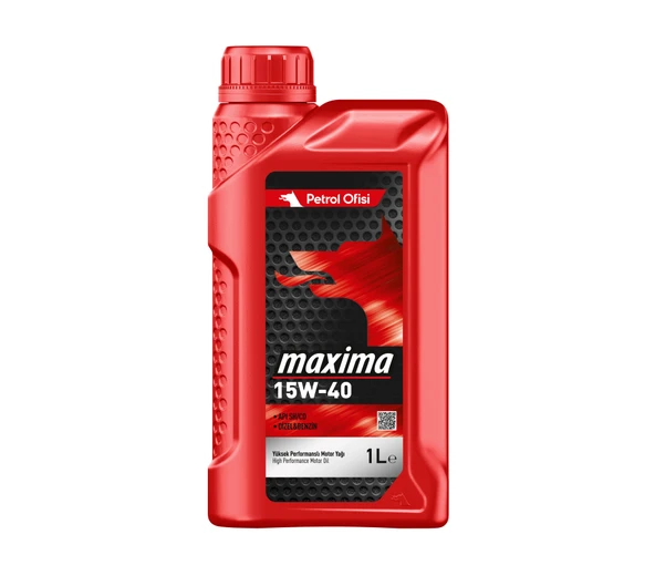 Petrol Ofisi Maxima 15W-40 Benzinli Motor Yağı 1 Litre ürün görseli 1