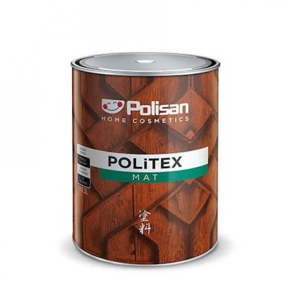 Polisan Politex Dekoratif Mat Teak 0.75 Lt ürün görseli 1