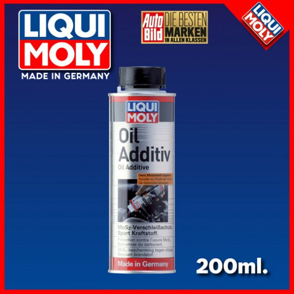 Liqui Moly Oil Additiv MOS2 li Yağ Katkısı 200ml. 1012 ürün görseli 1