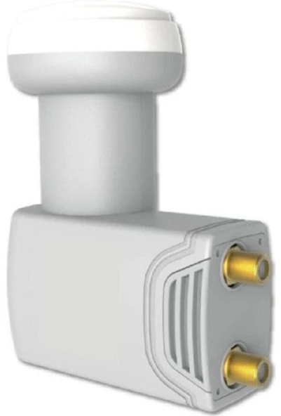 LNB ULTRA HD 3D 4K Twin 0,1 dB Altın GOLD Uçlu 2 ÇIKIŞ 2Lİ ELENB ürün görseli 1
