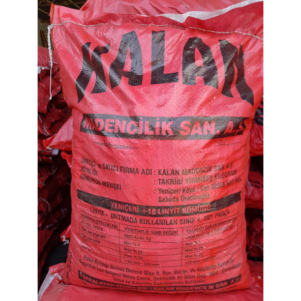 KALAN SOBA KÖMÜRÜ 25 KG ürün görseli 1