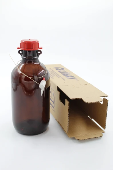 Akaryakıt Numune Şişesi Renkli 1 lt+Kutu+ Mühür Adet fiyatıdır ürün görseli 1