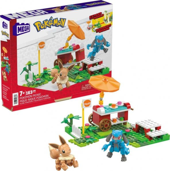 Mattel Pokemon Mega Pokémon Adventure Builder Piknik Seti HDL80, Piknik Yapı Seti ürün görseli 1
