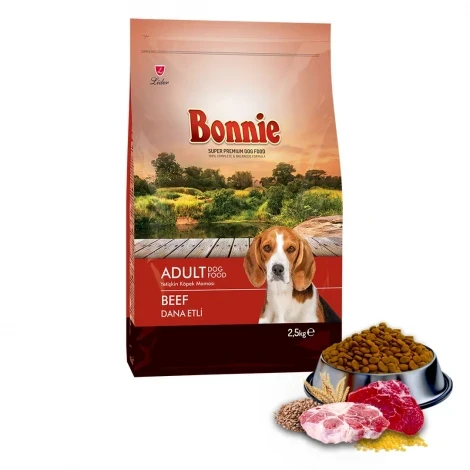 Bonnie Dana Etli Yetişkin Köpek Maması 2,5 Kg ürün görseli 1