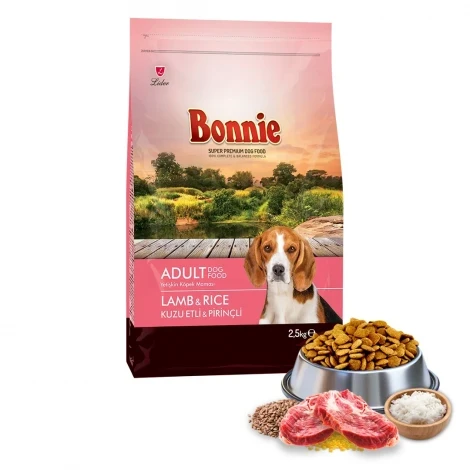 Bonnie Kuzu Etli Yetişkin Köpek Maması 2,5 Kg ürün görseli 1