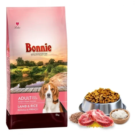 Bonnie Kuzu Etli Yetişkin Köpek Maması 15 Kg ürün görseli 1