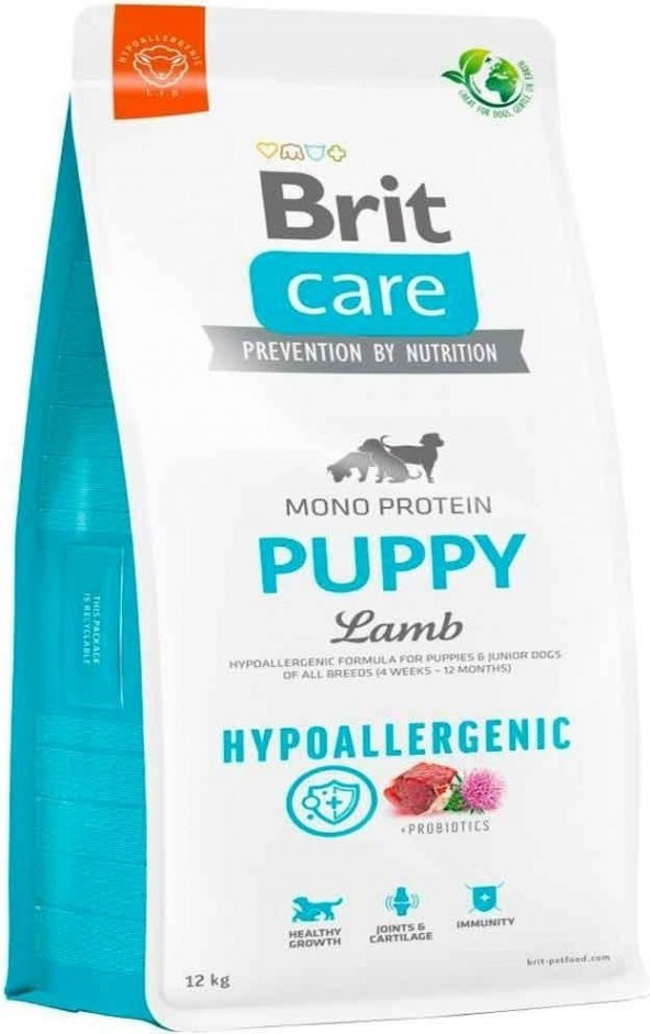 Brit Care Kuzu Etli Hypoallergenic Yavru Köpek Maması 12 kg ürün görseli 1