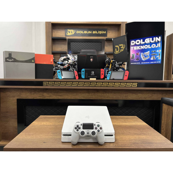 PlayStation 4 Slim Beyaz 500 GB Tek Kol  Playstation4 - ps4 - PS4 - Ps4 (İKİNCİ EL) ürün görseli 1
