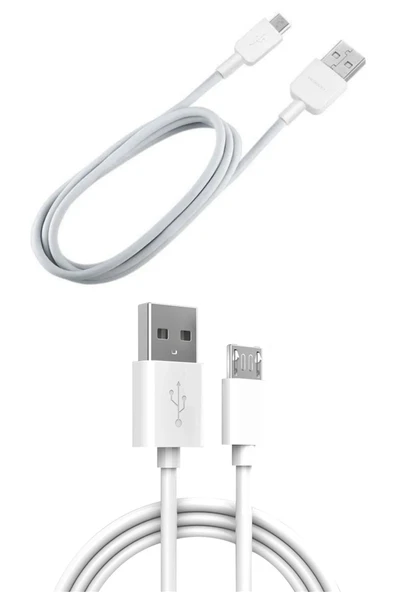 Android Micro Usb Şarj Kablosu Android Şarj Aleti Ince Uç 1 Metre ürün görseli 1