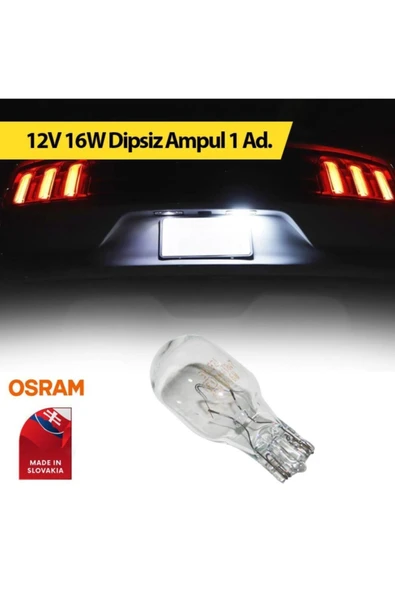 12v 16w Dipsiz Ampul Osram 1 Adet W16w ürün görseli 1