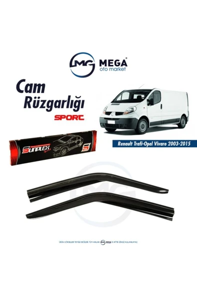 Cam Rüzgarlığı Renault Traffic 2003-2015 ile uyumlu ürün görseli 1