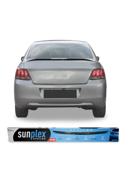 Piano Black Bagaj Üstü Spoiler Peugeot 301 2012-2021 ile uyumlu ürün görseli 1