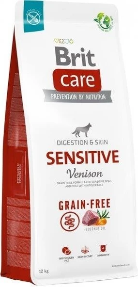 Brit Care Tahılsız Sensitive Geyik Eti Patatesli Köpek Maması 12 kg ürün görseli 1