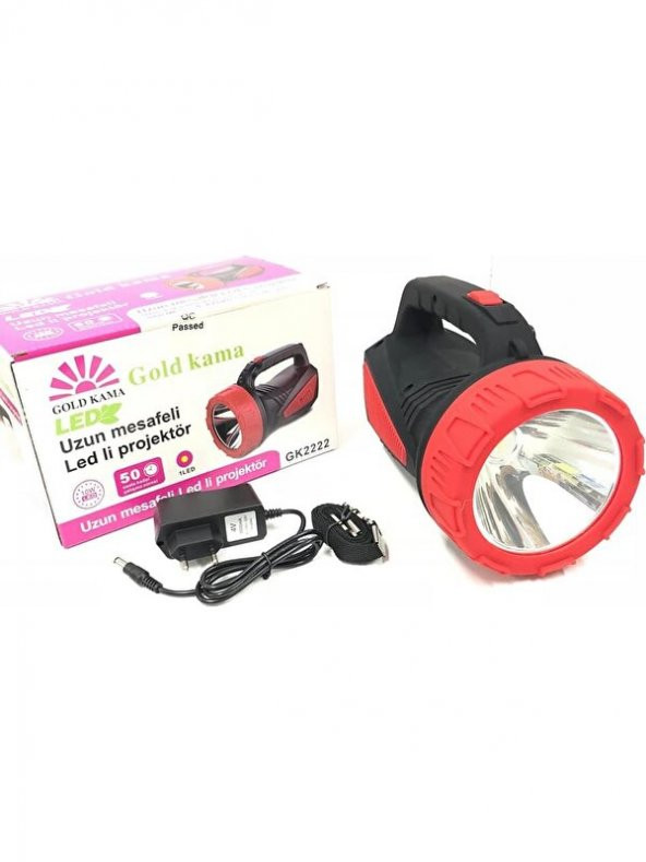 10 W LED El Feneri Şarjli GK-2222 ürün görseli 1