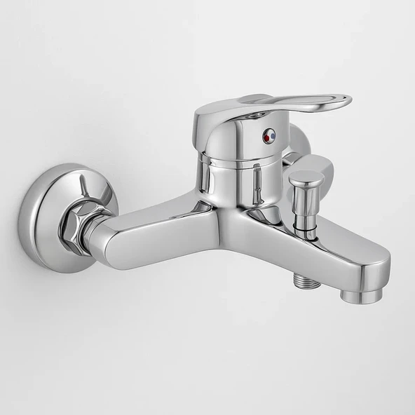 Banyo Bataryası Pirinç Malzeme 5 YIL Garanti Aç Kapa Musluk ürün görseli 1