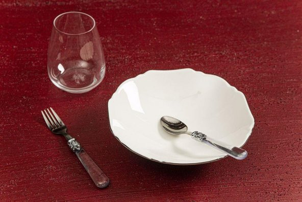 Porland Tide Platin Çukur Tabak 20 cm 04ALM007986 ürün görseli 1