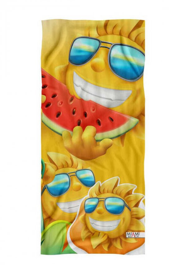 Dijital Baskılı Deniz Havuz Plaj Havlusu 70x140 cm. - H029 ürün görseli 1