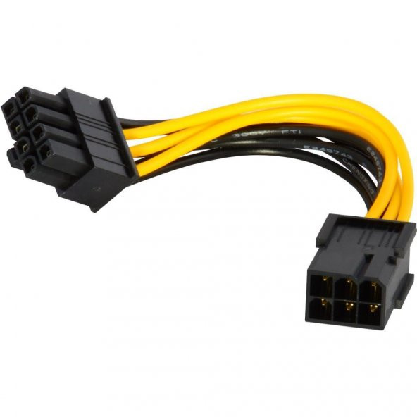 6 Pin to 8 Pin Power Çevirici Kablo ürün görseli 1