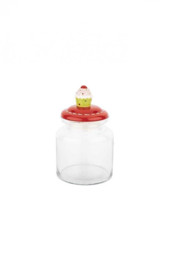 Tantitoni Cupcake Seramik Kapaklı Kavanoz 1085ml ürün görseli 1