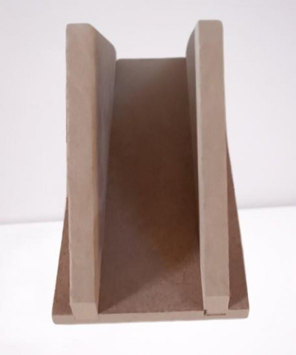 Hobi Adn 90260 Dekoratif Peçetelik Üçgen Ahşap MDF HAM CNC Kesim 2ad El Yapım ürün görseli 1
