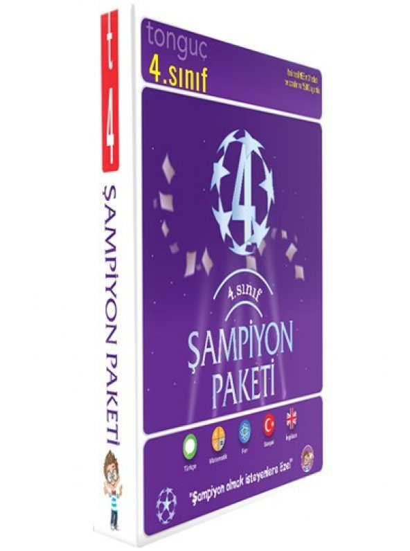 4. Sınıf Şampiyon Paketi - 4 Kitap Tonguç Akademi ürün görseli 1