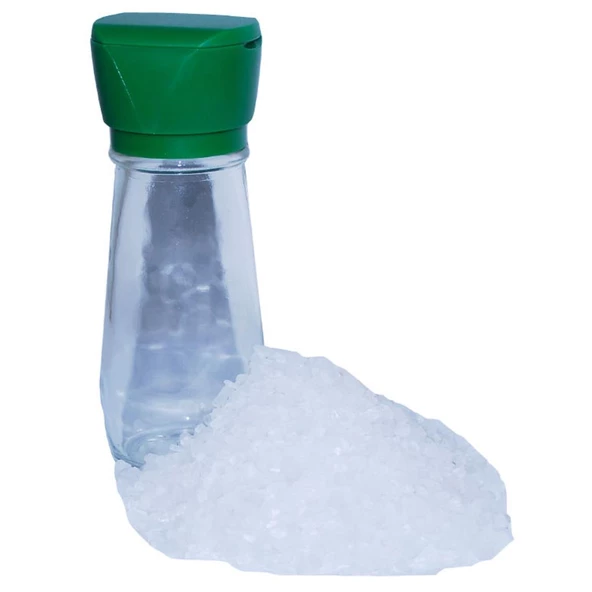 Tuz Karabiber Değirmenli Cam Tuzluklu Beyaz Himalaya Tuzu 250GR ürün görseli 1