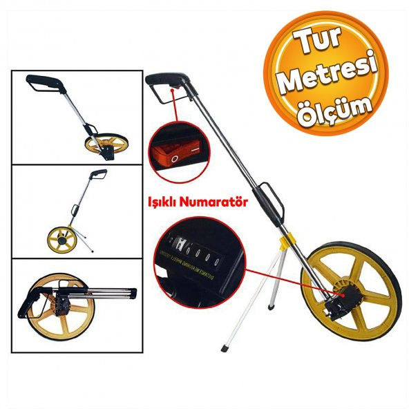 Bts Manuel Yol Metresi Sayaçlı Yol Ölçüm Tur Metre Metresi 318 MM ürün görseli 1