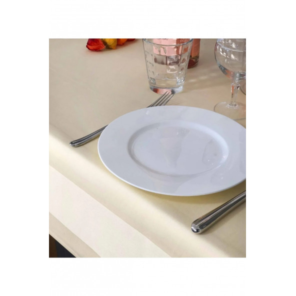 Otel Restorant Lokanta Ev Kullanımına Uygun 80x80 Pamuklu Atlas Kenarlı Masa Örtüsü ürün görseli 1