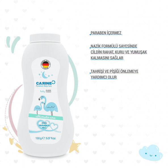 CARINE Bebek Pudrası 150 Gr - Resim 3