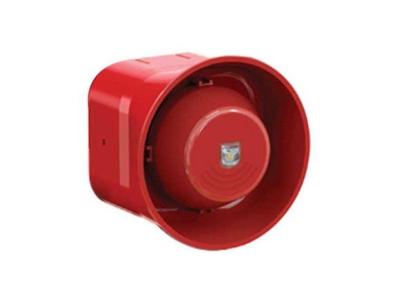 Mavigard ML-2420 24V DC Konvansiyonel Kırmızı Elektronik Flaşör Siren ürün görseli 1