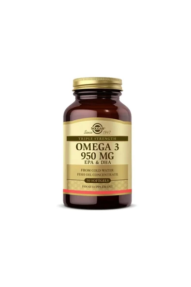 Solgar Omega-3 950 mg 50 Kapsül - Resim 2