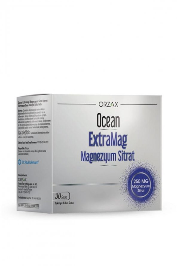 Ocean Extramag Magnezyum Sitrat 30 Saşe ürün görseli 1
