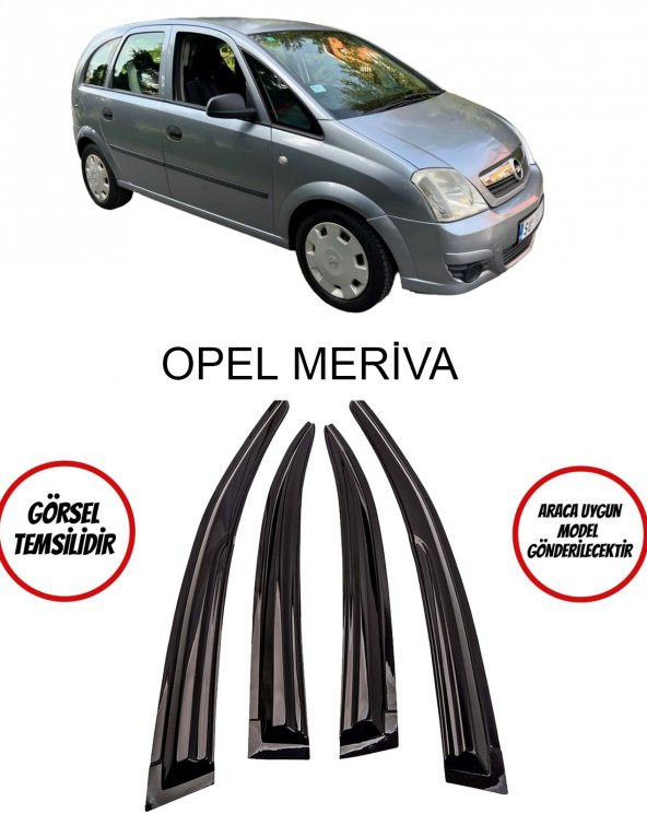 Balp Opel Meriva Cam Rüzgarlığı 4lü ürün görseli 1