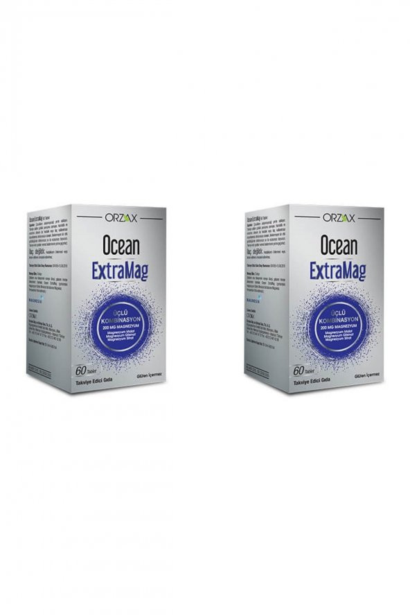 Ocean Extramag 200 Mg Magnezyum 60 Tablet 2'li Paket ürün görseli 1