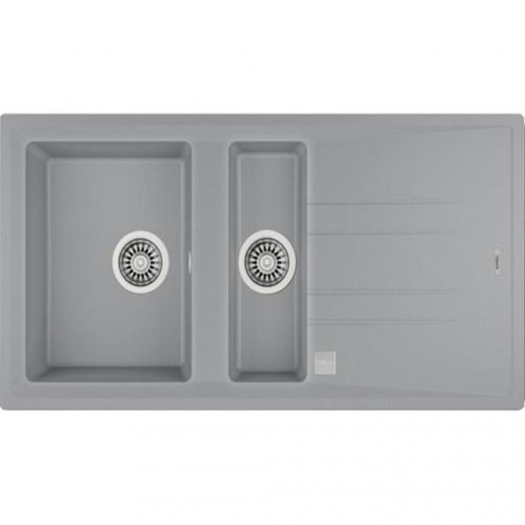 TEKA STONE 60 B-TG METALİK GRİ GRANİT MUTFAK EVYESİ ürün görseli 1