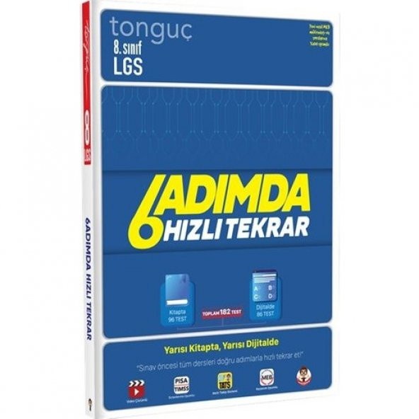 Tonguç Akademi 8. Sınıf Lgs 6 Adımda Hızlı Tekrar ürün görseli 1