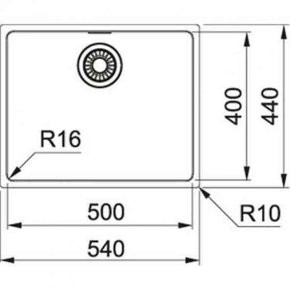 Franke Maris Mrx 110-50 Paslanmaz Çelik Evye - Resim 2
