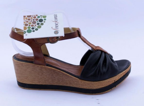 FREELORA 9441 HAKİKİ DERİ BAYAN SANDALET - Resim 4