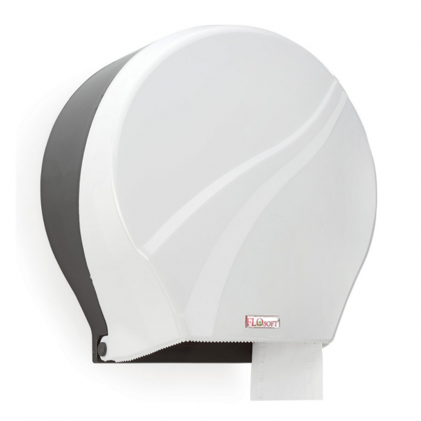 Flosoft  Jumbo Tuvalet Kağıdı Dispenseri Beyaz - F165 ürün görseli 1