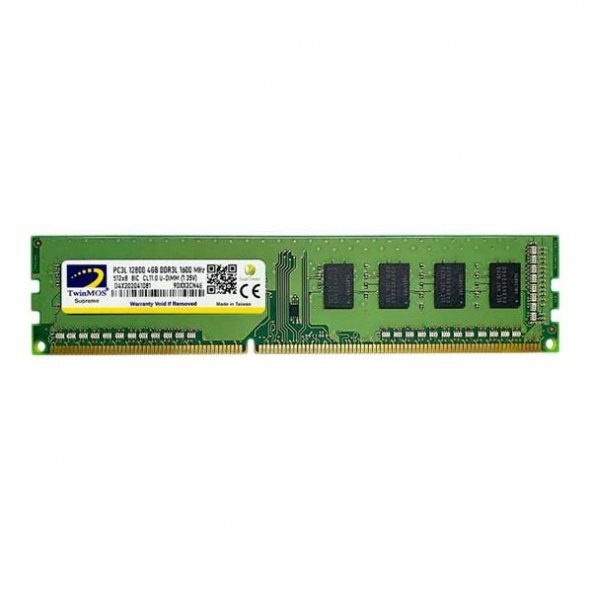 TwinMos MDD3L4GB1600D 4 GB DDR3 1600 MHz CL11 Ram ürün görseli 1