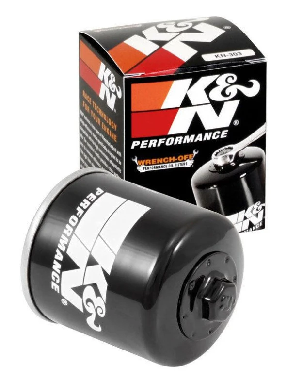 K&N KN-303 2011-2016 Kawasaki W 800 Uyumlu Yağ Filtresi ürün görseli 1