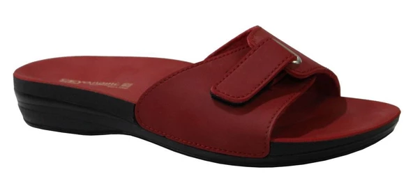 Ceyo Marina-1 Kırmızı Ortapedik Bayan Terlik & Sandalet ürün görseli 1