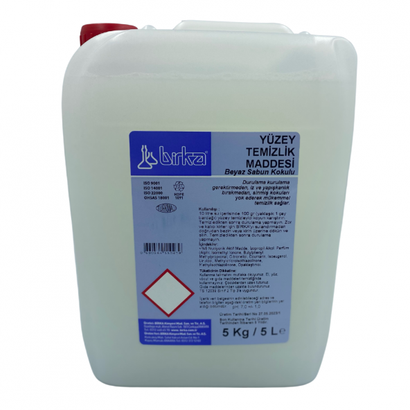 Birka Beyaz Sabun Kokulu Yüzey Temizleyici 5 Litre x 4 Adet ürün görseli 1