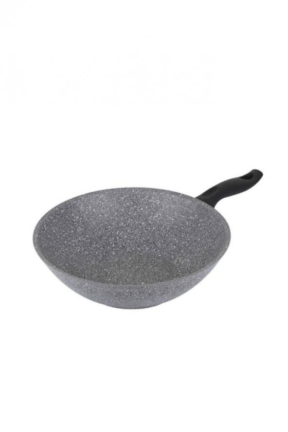 Tantitoni Granitte Gri Granit Wok Tava 28cm ürün görseli 1