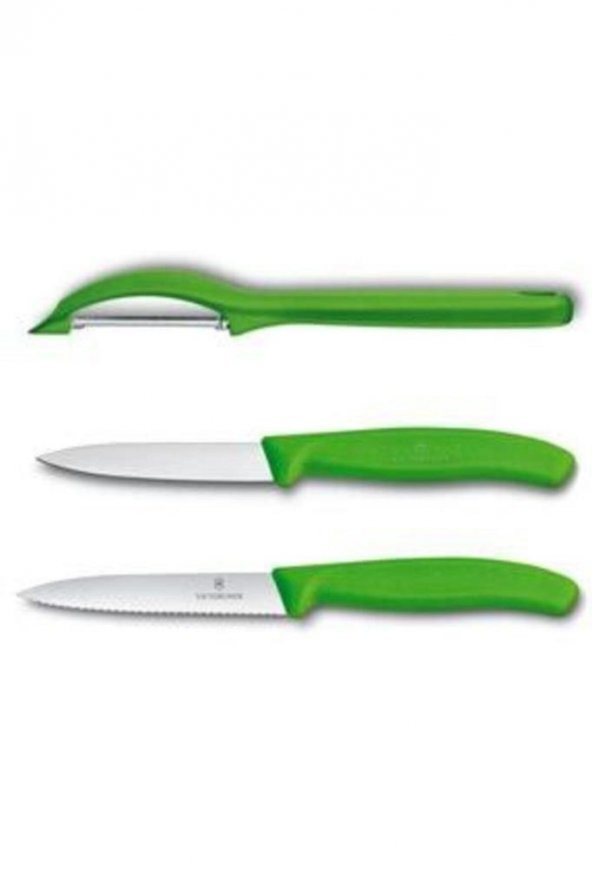 VICTORINOX Yeşil Soyacak ve Soyma Bıçak Seti ürün görseli 1