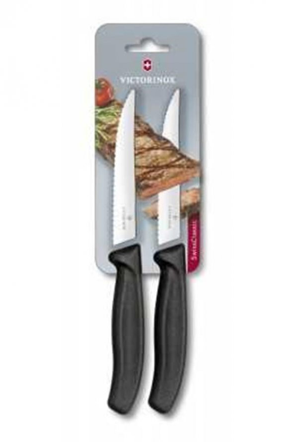 VICTORINOX 6.7933.12b Swissclassic 12cm Gourmet Steak-biftek Ve Pizza Bıçağı (BLİSTERLİ) ürün görseli 1