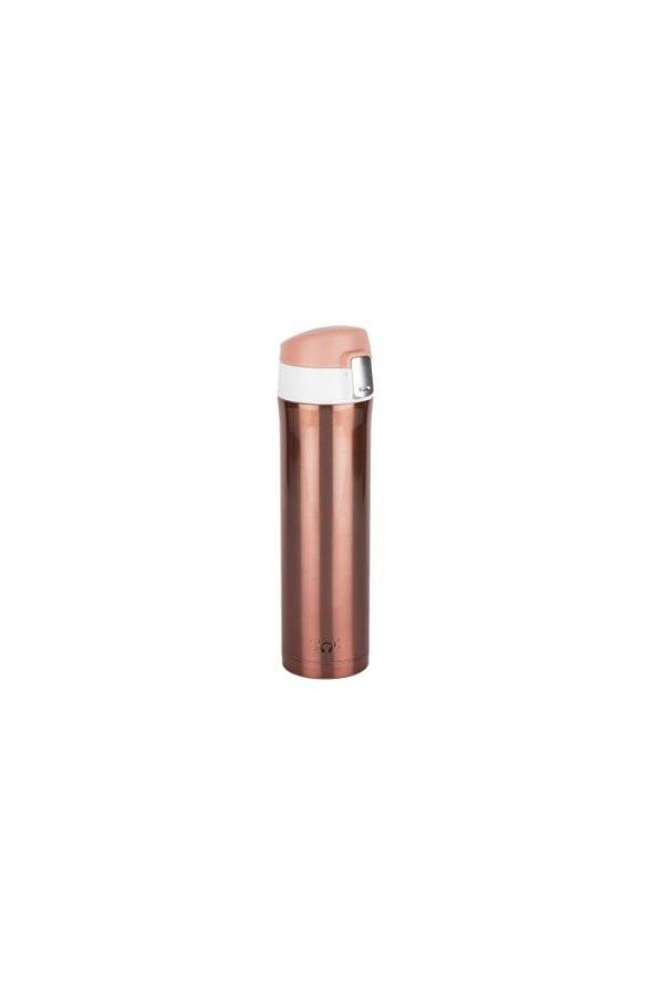 Tantitoni Pembe Rose Gold Paslanmaz Çelik Termos 450ml - Resim 3